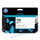HP originální ink P2V66A, HP 730, gray, 130ml, HP