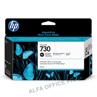HP originální ink P2V67A, HP 730, photo black, 130ml, HP
