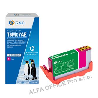  G&G kompatibilní ink s T6M07AE, magenta, 825str., NH-R00903XLM, pro HP Officejet 