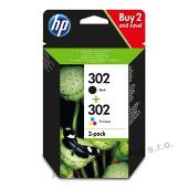 HP originální ink X4D37AE, HP 302, black/tri-colour, 190 black, 165 tri-colourstr., HP HP 