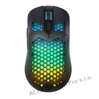 Marvo Myš G925, 12000DPI, optika, 7tl., drátová USB, černá, herní, podsvícená