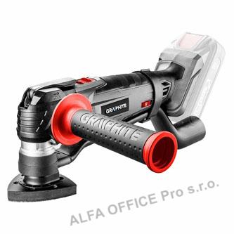  Víceúčelová bruska Graphite 58G013, aku, 18V, Li-Ion, 20000osc./min, 3°, Energy+ 