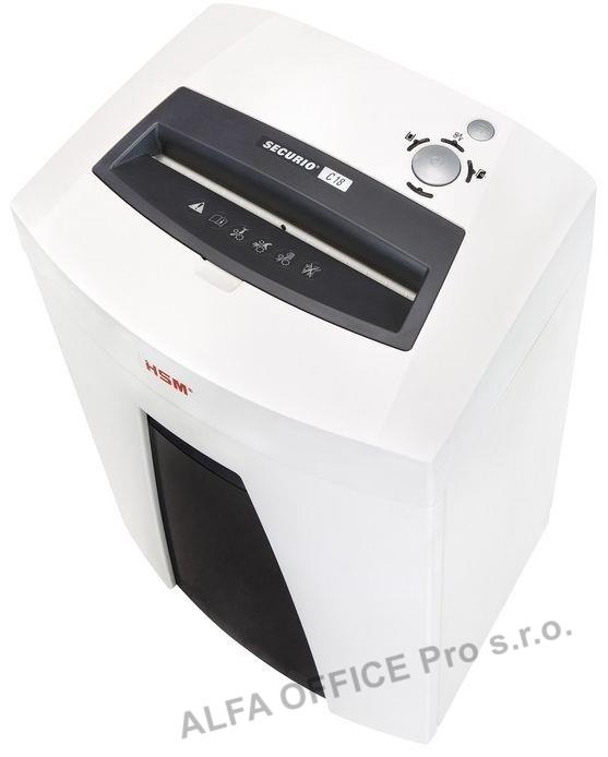 Skartovací stroj HSM Securio C18, stupeň utajení P-4 (příčný řez 3,9x30 mm)