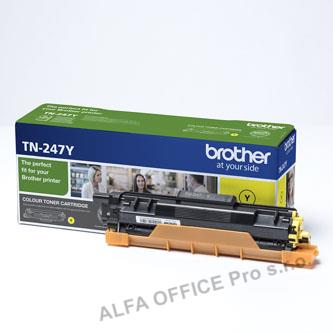 Brother originální toner TN247Y, yellow, 2300str., Brother DCP-L3510CDW, DCP-L3550CDW, HL-
