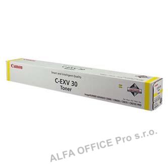 Canon originální toner CEXV30, yellow, 54000str., 2803B002, Canon iR-C9060, 9070
