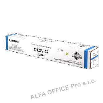 Canon originální toner CEXV47, cyan, 21500str., 8517B002, Canon iRUNNER C250i,250iF,255i,2