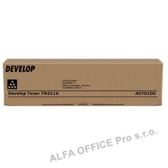 Develop originální toner A0701D0, black, 45000str., TN-611K, Develop Ineo +550, +650