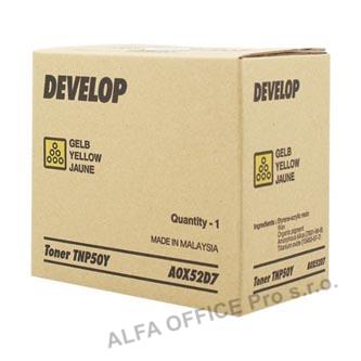 Develop originální toner A0X52D7, yellow, 5000str., TNP-50Y, Develop Ineo +3100P