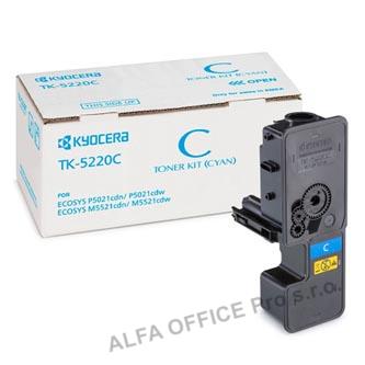 Kyocera originální toner TK-5220C, cyan, 1200str., 1T02R9CNL1, Kyocera 5521, 552