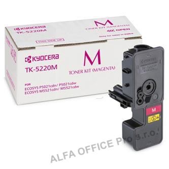 Kyocera originální toner TK-5220M, magenta, 1200str., 1T02R9BNL1, Kyocera 5521,