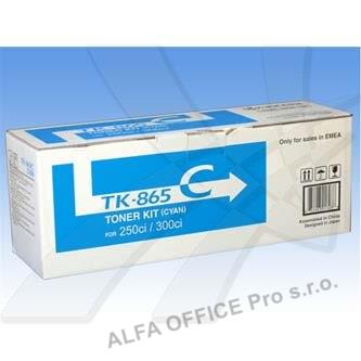Kyocera originální toner TK865C, cyan, 12000str., 1T02JZCEU0, Kyocera 250Ci/300Ci