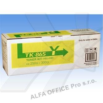 Kyocera originální toner TK865Y, yellow, 12000str., 1T02JZAEU0, Kyocera 250Ci/300Ci