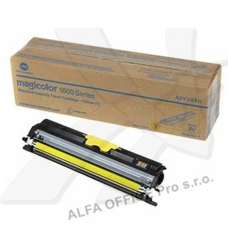 Konica Minolta originální toner A0V305H, yellow, 1500str., Konica Minolta QMS MC1650EN, MC
