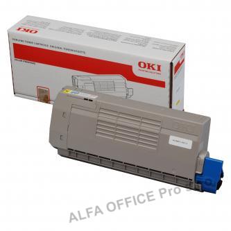 OKI originální toner 44318605, yellow, 11500str., OKI C710, C711