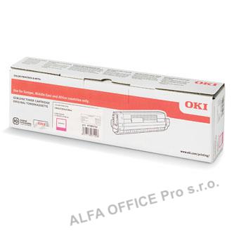 OKI originální toner 47095702, magenta, 5000str., OKI C824, 834, 844