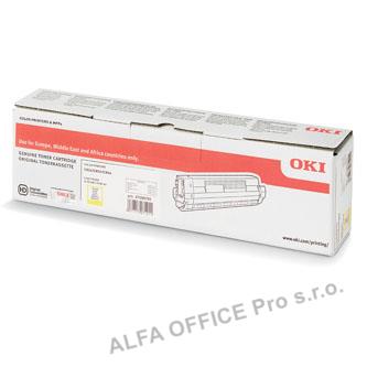 OKI originální toner 47095701, yellow, 5000str., OKI C824, 834, 844