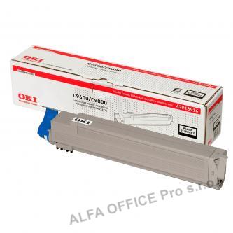 OKI originální toner 42918916, black, 15000str., OKI C9600, C9800, C9650, C9850, MFP