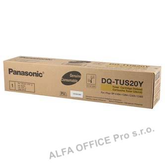 Panasonic originální toner DQ-TUS20Y, yellow, 20000str., Panasonic DP-C264, DP-C