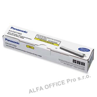 Panasonic originální toner KX-FATY503, yellow, 2000str., Panasonic KX-MX6020