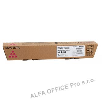  Ricoh originální toner 842097, magenta, 6000str., Ricoh Aficio MP C306, MP C307, 