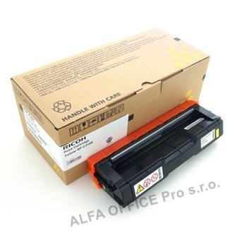  Ricoh originální toner 406351, 407639, yellow, 2500str., low capacity, Ricoh SP 