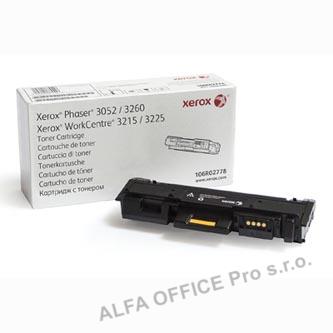 Xerox originální toner 106R02778, black, Xerox Phaser 3052,3260, WorkCentre 3215,3225, 300