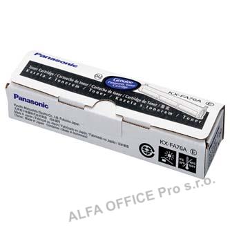  Panasonic originální toner KX-FA76E/A, black, 2000str., Panasonic Laserfax KX-FL 