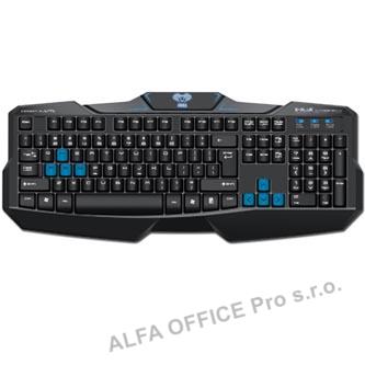  E-BLUE Cobra EKM746, Klávesnice herní, drátová (USB), černá, CZ/SK 