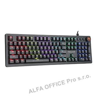Marvo KG917, Klávesnice US, herní, podsvícená typ drátová (USB), černá, mechanic