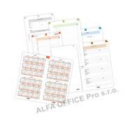 Náhradní vložky do diářů ADK - A6 / sada týdenní