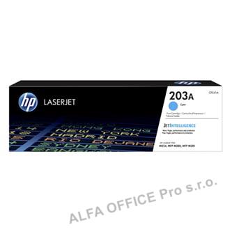 HP originální toner CF541A, cyan, 1300str., HP 203A, HP Color LaserJet Pro M254, M280, M28