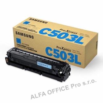 HP originální toner SU014A, CLT-C503L, cyan, 5000str., C503L, high capacity, Samsung ProXp